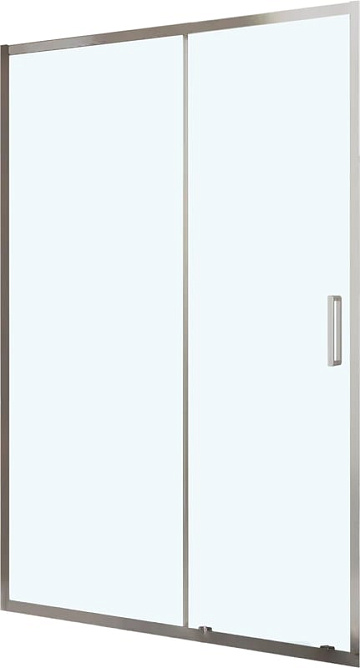 Душевая дверь в нишу BelBagno Luce BF-1-130-C-Cr профиль хром, стекло прозрачное