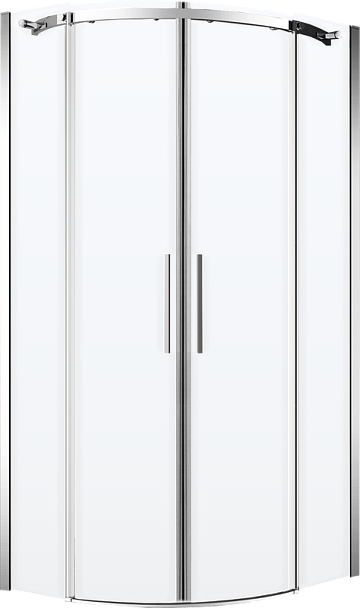Душевой уголок BelBagno Acqua R-2-90-C-Cr профиль хром