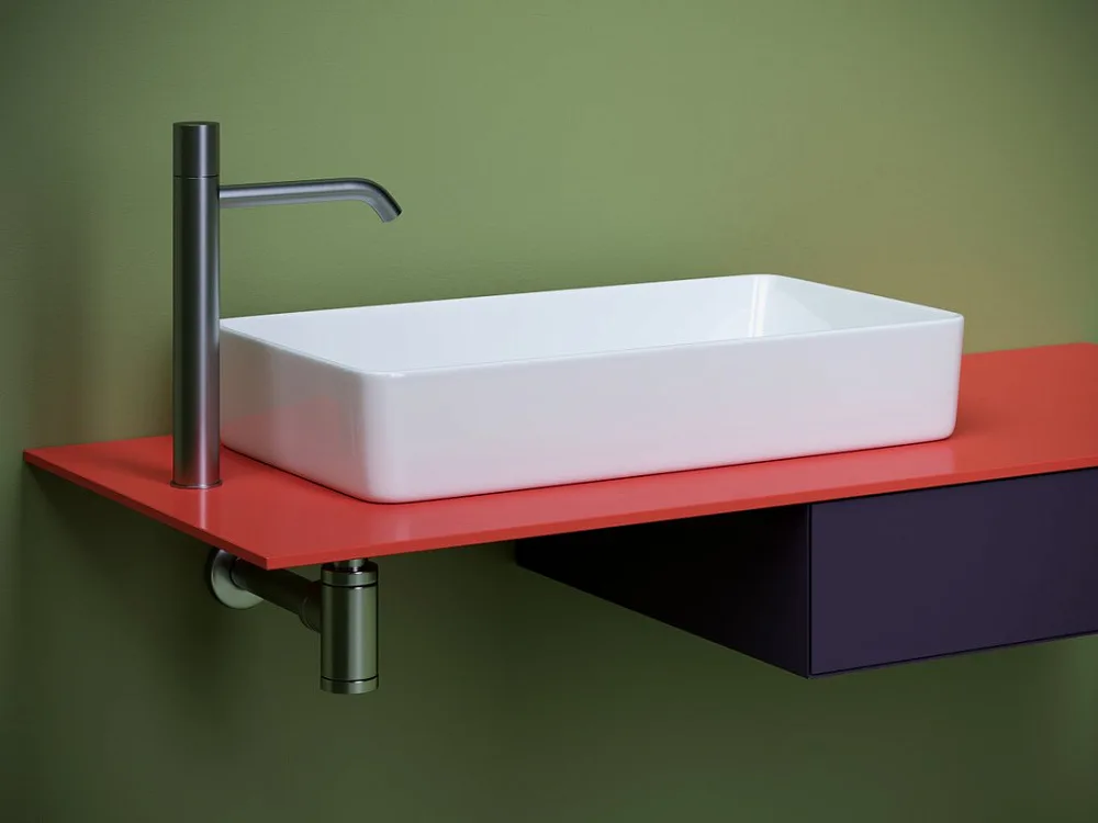 Накладная раковина Ceramicanova Element CN5048 белая глянцевая Sancos — официальный сайт