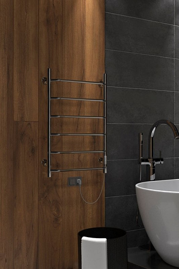 Полотенцесушитель электрический Indigo Roof Lux LCRLE80-50Rt серебристый