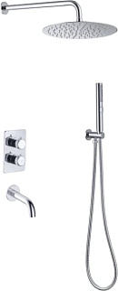 Душевой комплект Allen Brau Priority 5.31014-00, С ВНУТРЕННЕЙ ЧАСТЬЮ, хром