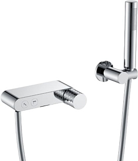 Смеситель для ванны с душем Boheme Stick 123-CRCR, chrome diamond chrome