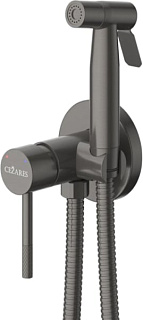 Гигиенический душ Cezares Relax RELAX-DIF-GM С ВНУТРЕННЕЙ ЧАСТЬЮ, оружейная сталь
