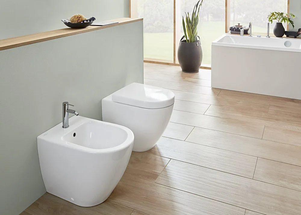 Унитаз приставной напольный Villeroy & Boch Subway 2.0 5602R0R1 Sancos — официальный сайт