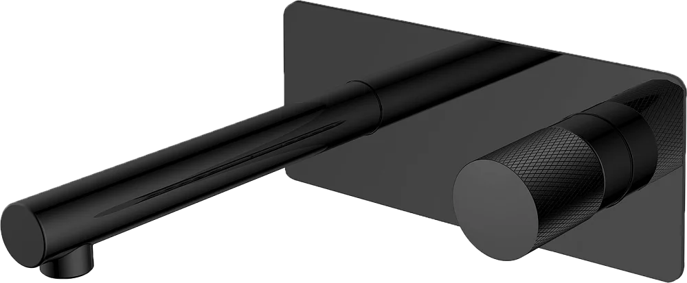 Смеситель для раковины Boheme Stick 125-BB.2 С ВНУТРЕННЕЙ ЧАСТЬЮ, touch black Sancos — официальный сайт