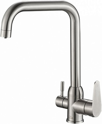 Смеситель для кухни Steel Hammer SH 725 INOX