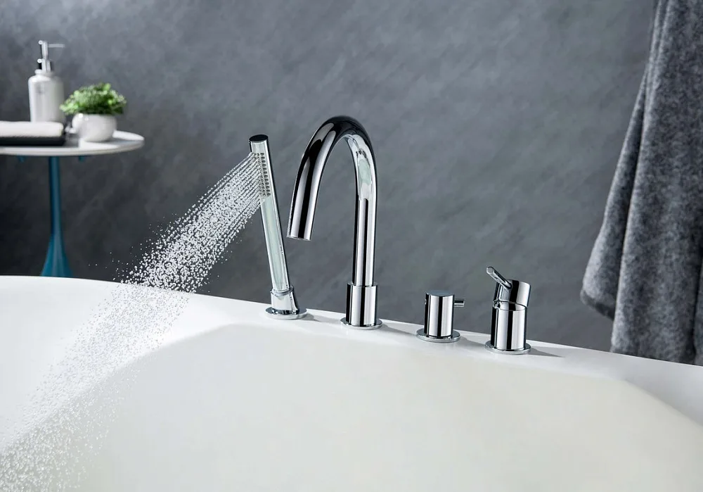 Смеситель на борт ванны AQUATEK Европа AQ1348CR, хром Sancos — официальный сайт
