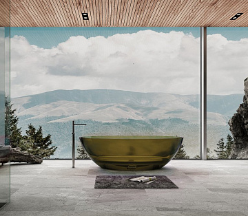 Акриловая ванна Abber Kristall 180x85 см, AT9702Vesuvian