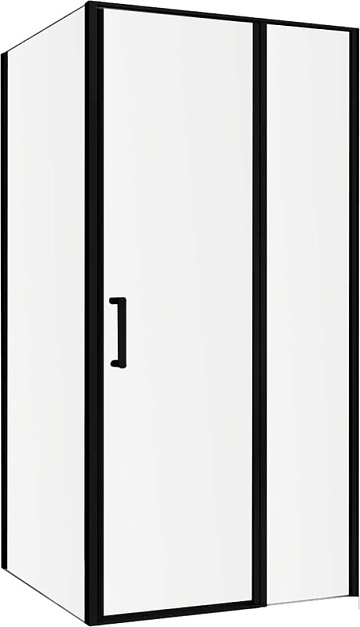 Душевой уголок Abber Sonnenstrand AG04120BS-S70B 120x70, профиль черный, стекло прозрачное