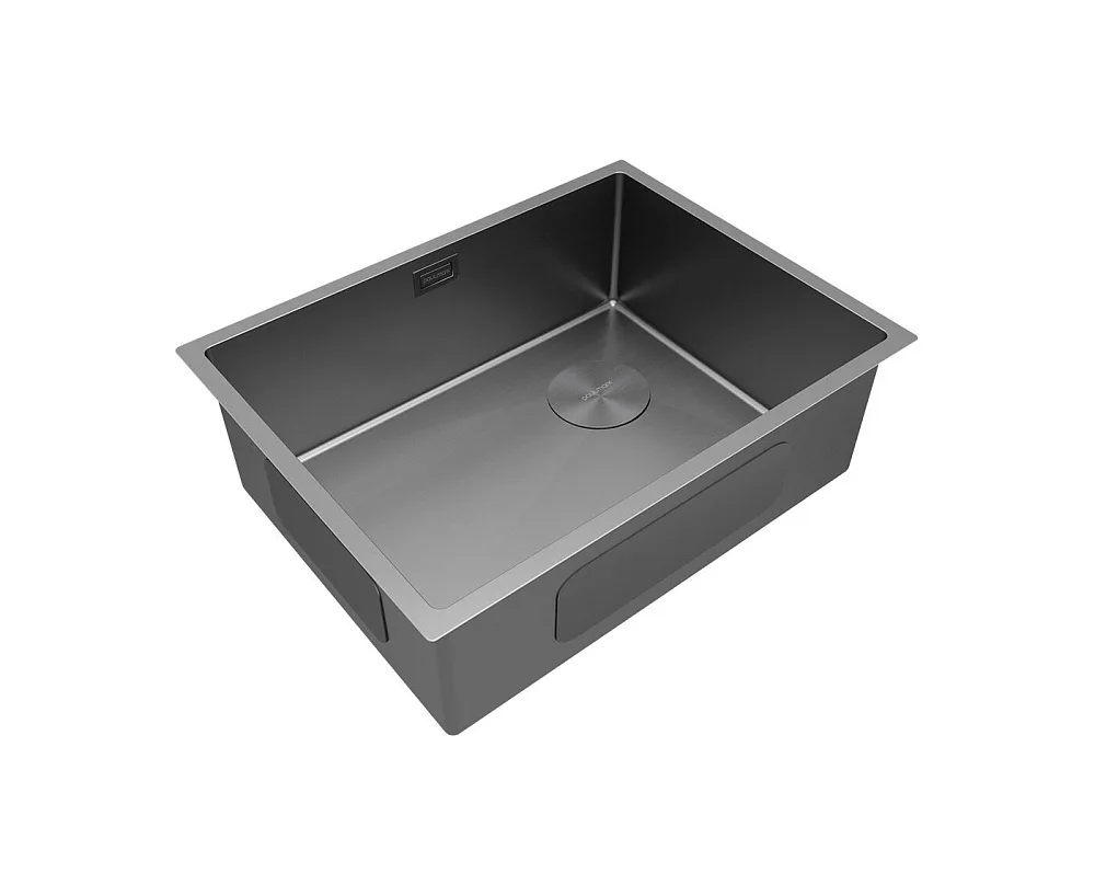 Мойка кухонная Paulmark Next-Skew 58 UNI, PM885844-GM-M, матовая вороненая сталь Sancos — официальный сайт