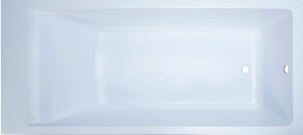Ванна из искусственного камня Marmo Bagno Алесса 170x75 см, встраиваемая, белая, на ножках
