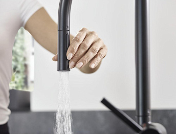 Смеситель для кухни Hansgrohe Talis M54 72800670 матовый черный