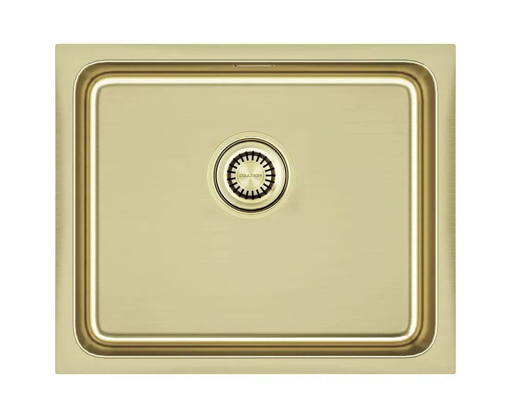 Мойка кухонная Paulmark Vista PM305444-LG, светлое золото Sancos — официальный сайт
