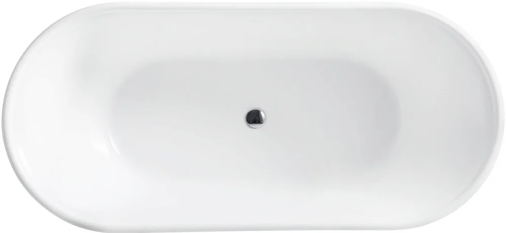 Акриловая ванна BelBagno BB402-1500-790 без опоры 150x80 см, отдельностоящая, белая, овальная, со сл Sancos — официальный сайт