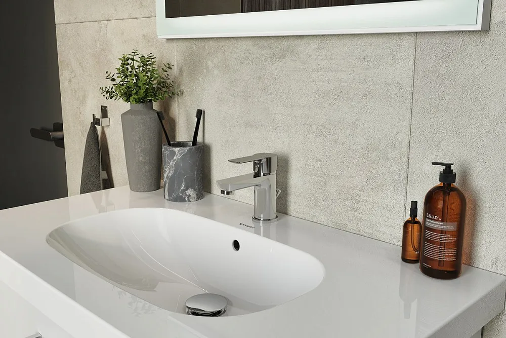 Смеситель для раковины Duravit A.1 A11010001010 хром Sancos — официальный сайт
