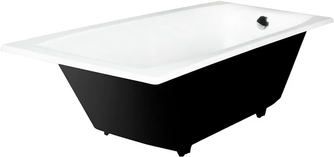 Чугунная ванна Wotte Forma 150x70 см, пристенная Sancos — Оригинал