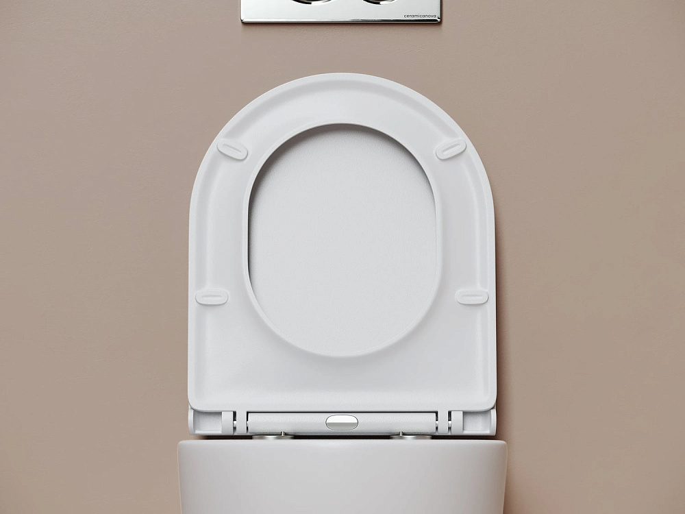 Унитаз подвесной Ceramicanova Vogue CN4008TMW белый матовый