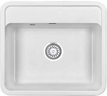 Мойка кухонная Granula Standart 5601, белый
