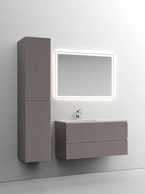 Тумба под раковину Sancos Snob T 100 подвесная Doha soft (пыльная роза), SNT100LSM Sancos — Оригинал
