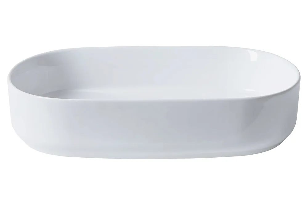 Накладная раковина Allen Brau Fantasy Oval 55x36, белая Sancos — официальный сайт
