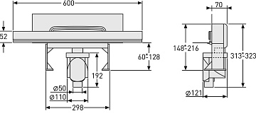 Душевой трап (лоток) Berges Wall 090056, 60 см