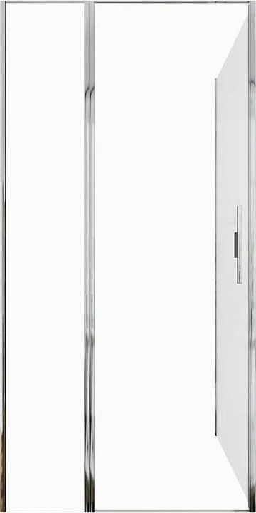 Душевой уголок Allen Brau Priority 100x80, профиль хром, стекло прозрачное