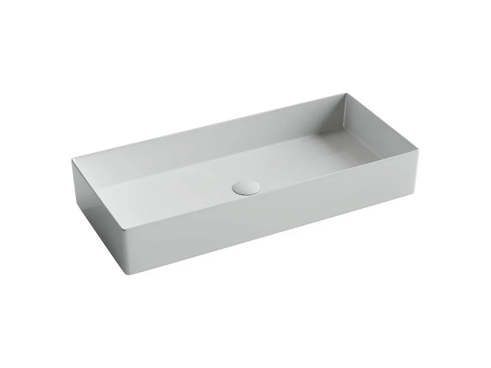 Накладная раковина Ceramicanova Element CN6072 белая глянцевая Sancos — официальный сайт