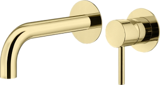Смеситель для раковины Plumberia Selection Ixo KITXO1135OR210 С ВНУТРЕННЕЙ ЧАСТЬЮ, золото 24 карат