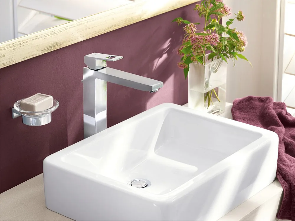 Смеситель для раковины Grohe Eurocube 23406000 Sancos — официальный сайт