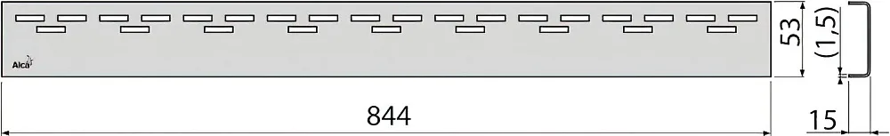 Душевой трап (лоток) AlcaPlast APZ2012 -850, 85 см Sancos — официальный сайт