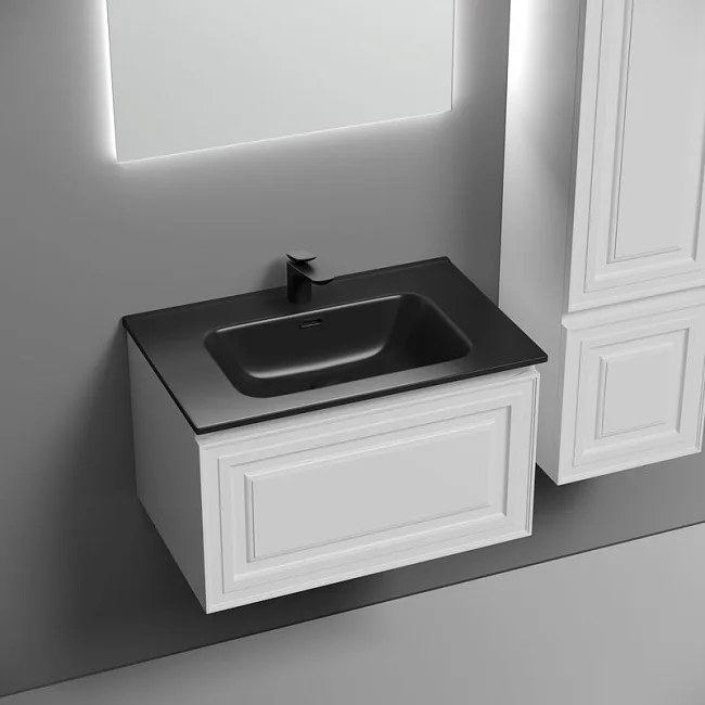 Тумба с раковиной Sancos Very 70 bianco, раковина CN7007MB Sancos — Оригинал