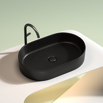 Накладная раковина Ceramicanova Element CN6048MB черная матовая