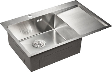 Мойка кухонная Paulmark Kroner PM217851-BSL брашированная нержавеющая сталь L