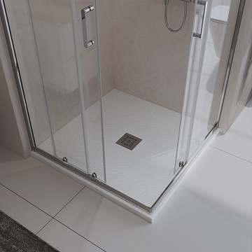Поддон для душа BelBagno Uno A 90х90, белый, с сифоном