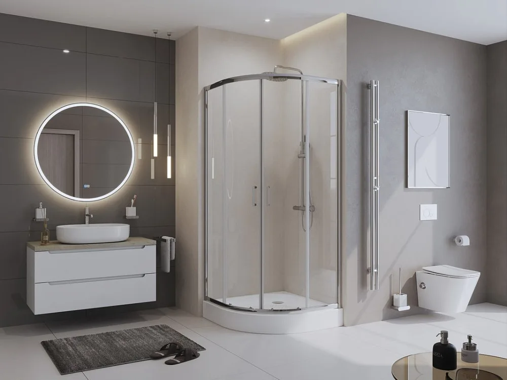 Поддон для душа BelBagno Tray 80х80 R550 с сифоном Sancos — официальный сайт