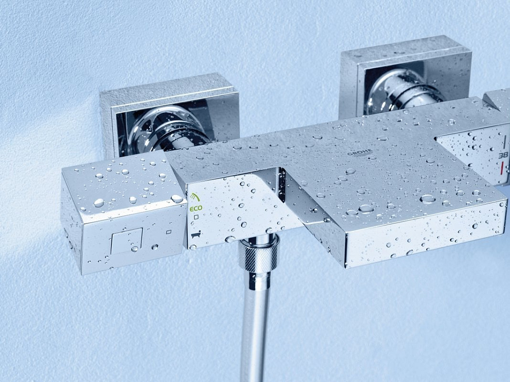 Термостатический смеситель Grohe Grohtherm Cube 34497000, для ванны с душем