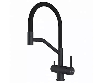 Смеситель для кухни Paulmark Rubert Ru213175-AN, с гибким изливом,  антрацит