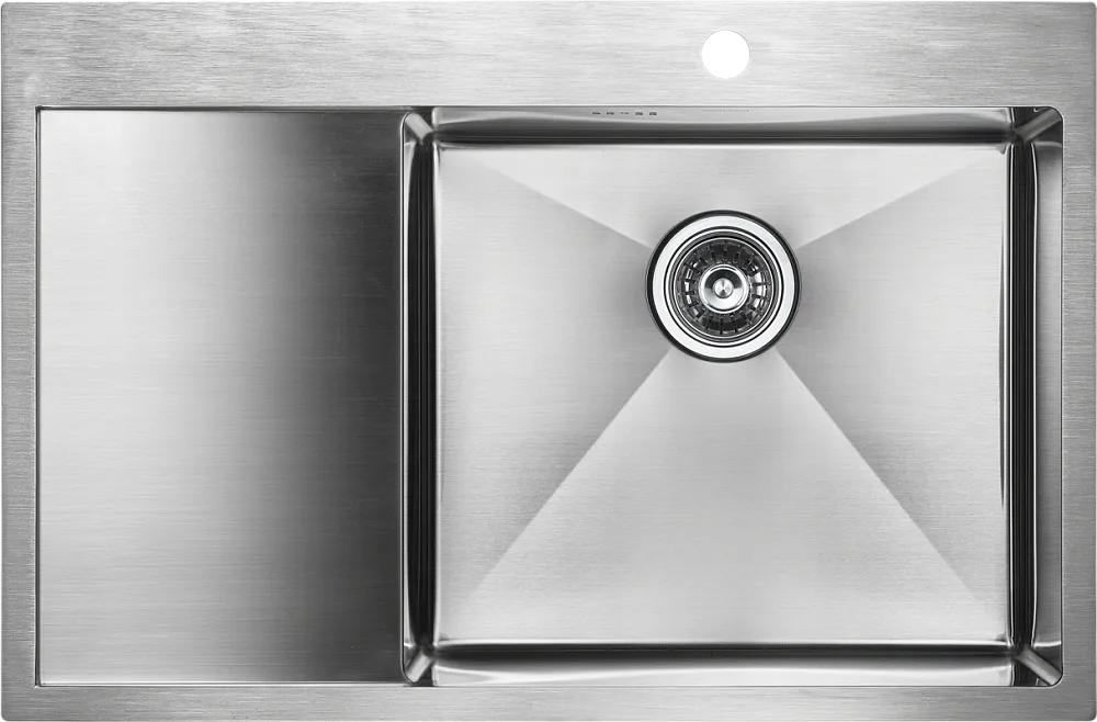 Мойка кухонная Paulmark Kroner PM217851-BSR брашированная нержавеющая сталь R Sancos — официальный сайт
