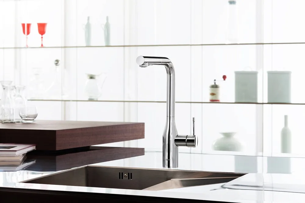 Смеситель для кухни Grohe Essence 30270000 хром Sancos — официальный сайт