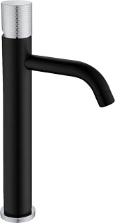 Смеситель для раковины Boheme Stick 122-BCR.2 black touch chrome