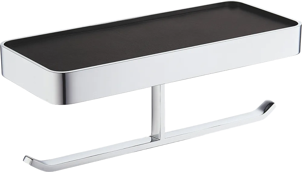 Держатель туалетной бумаги Wonzon & Woghand WW-8356A хром, с полкой Sancos — официальный сайт