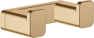Крючок Hansgrohe AddStoris 41755140 двойной, шлифованная бронза