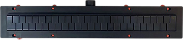 Душевой трап (лоток) MCH Chudej Medium CH750MC 75 см, матовый черный