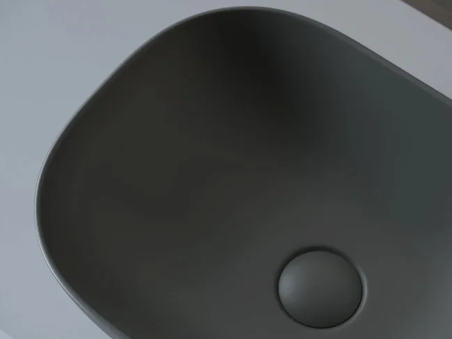 Накладная раковина Ceramicanova Element CN6009MDH темный антрацит матовый Sancos — Оригинал