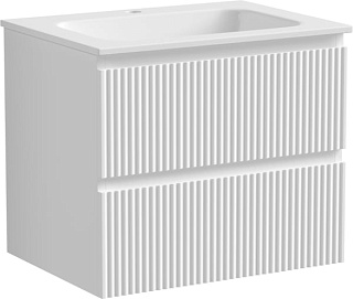 Тумба под раковину Sancos Snob R 60 подвесная Bianco (белый), SNR60W