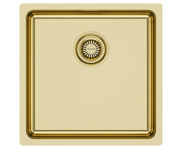 Мойка кухонная Paulmark Vista PM304444-LG, светлое золото