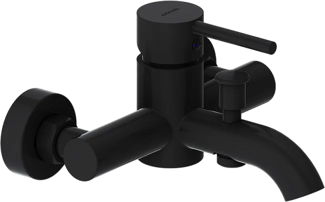 Смеситель для ванны с душем Damixa Scandinavian Pure 361000300, черный Sancos — Оригинал