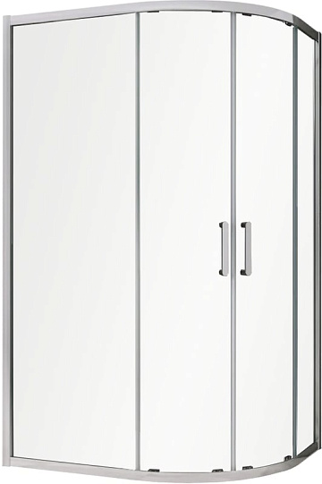 Душевой уголок Abber Schwarzer Diamant AG01118 110x80, профиль хром, стекло прозрачное