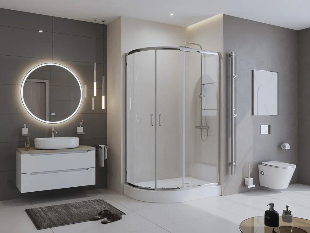 Поддон для душа BelBagno Tray L 120х80 R550 с сифоном Sancos — официальный сайт