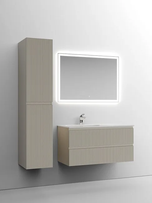Тумба под раковину Sancos Snob T 100 подвесная Beige soft (капучино), SNT100LCE Sancos — Оригинал